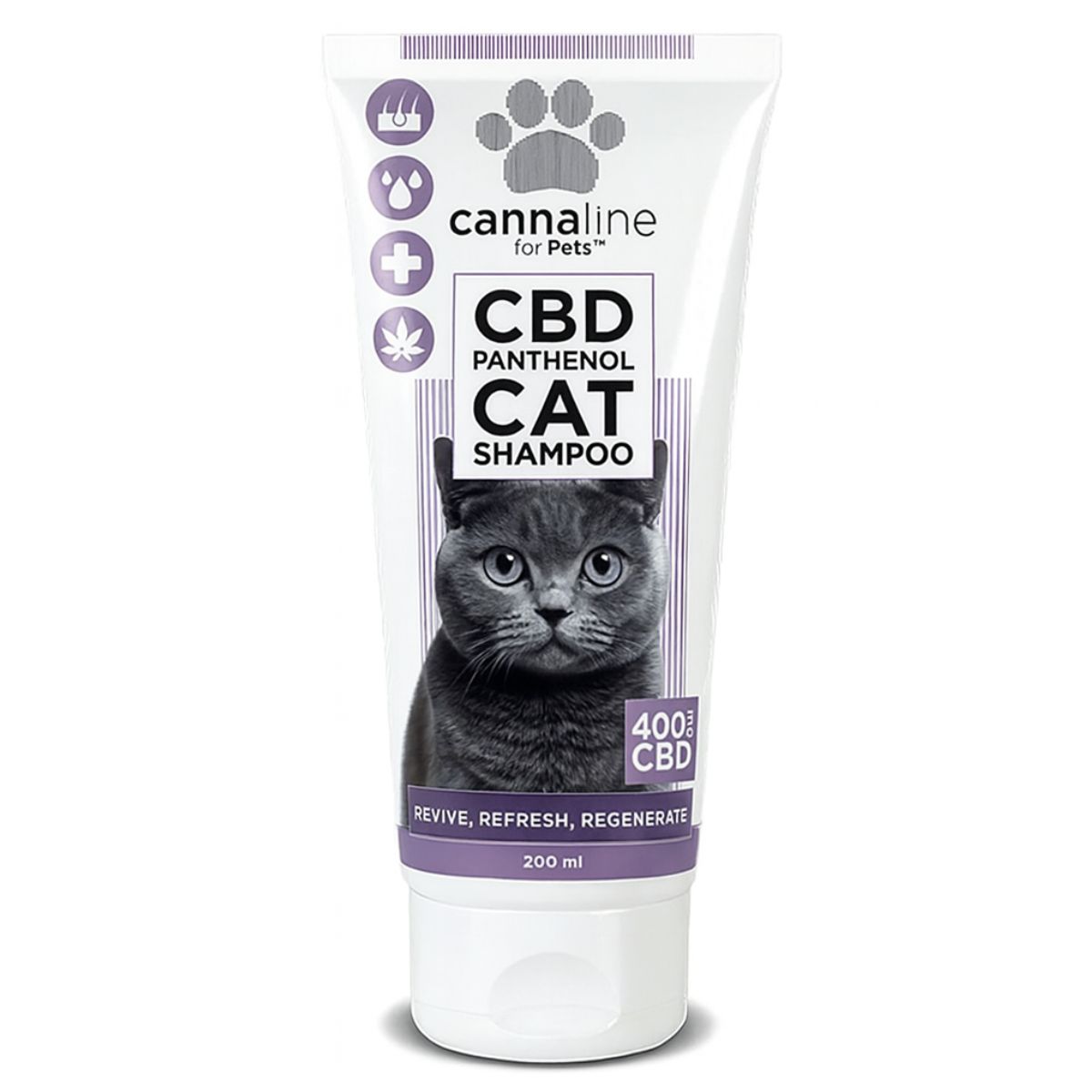 Cannaline-for-Pets-CBD-Panthenol-Cat-Shampoo-400mg-CBD-200ml-Wholesale Cannaline for Pets CBD Panthenol Cat Shampoo 400mg CBD 200ml Wholesale 1
