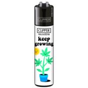 Clipper Lighters Classic Cute Weed 1