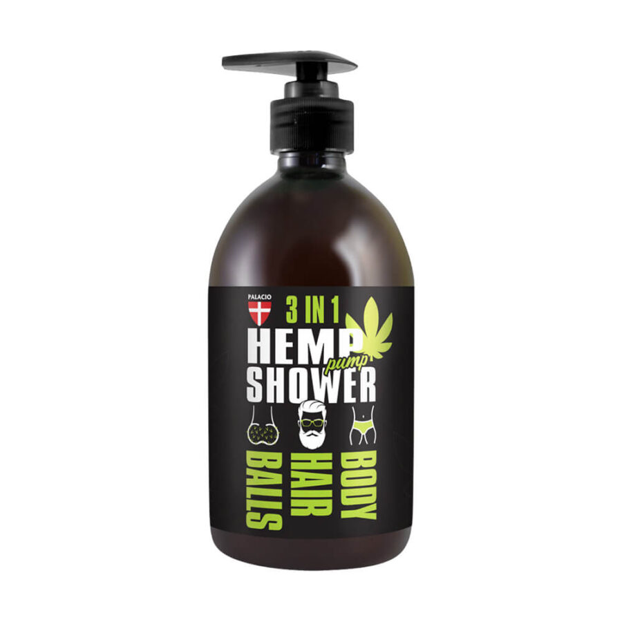 Palacio Pump Hemp Shower 3-in-1 Gel for Men (500ml)