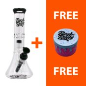 Best Buds Glass Beaker UFO Perc Ice Bong 28cm