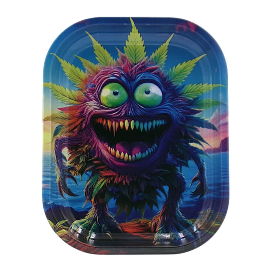 Beuz Weedmonster Metal Rolling Tray Small (14x28cm)