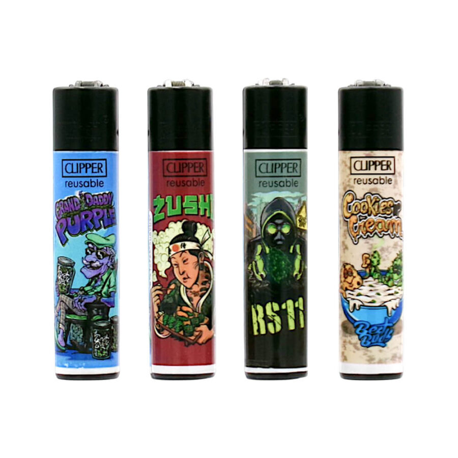 Clipper Classic Lighters Best Buds Collection (48pcs/display)