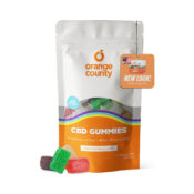 Orange County CBD Gummies Mixed Fruit Flavor Cubes 1200mg-Wholesale