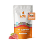 Orange County CBD Gummies Strawberry 1200mg CBD