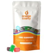 Orange County CBD Gummies Mixed Fruit Flavor Cubes 400mg CBD