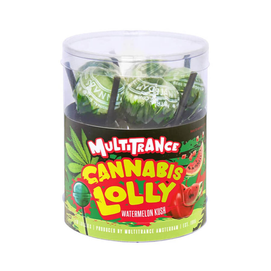 Cannabis Lollipops Watermelon Kush Flavour Giftbox 10pcs (12packs:masterbox)-Wholesale 1