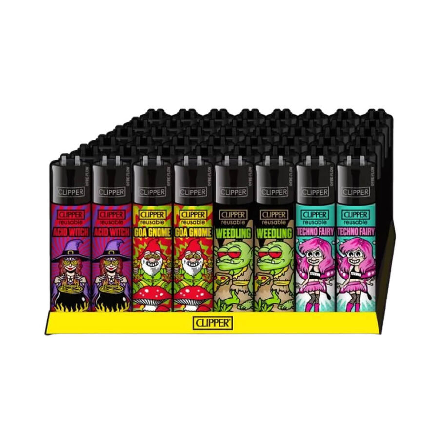 Clipper Lighters Classic Fantasy World (48pcs:display)-Wholesale 2