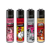 Clipper Lighters Classic Sexy Animals (48pcs:display)-Wholesale 1