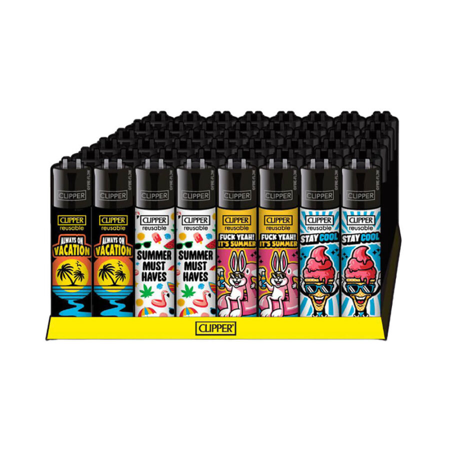 Clipper Lighters Classic Summer (48pcs:display)-Wholesale 2