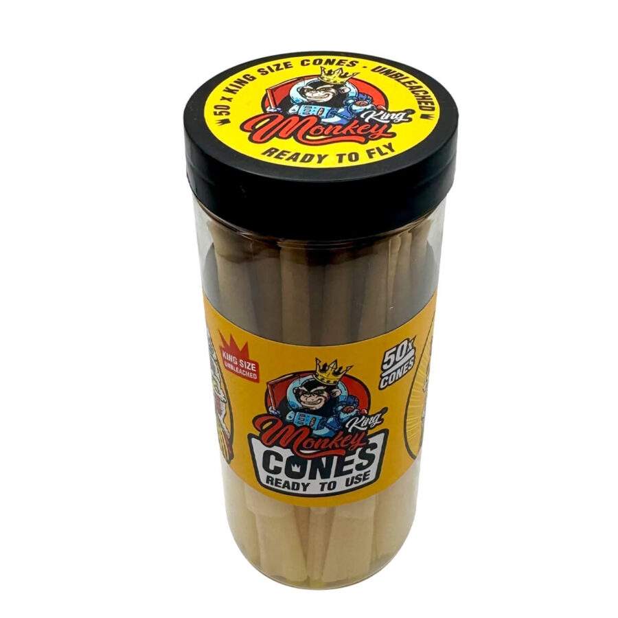 wholesale monkey king cones pack pink unbleached 2