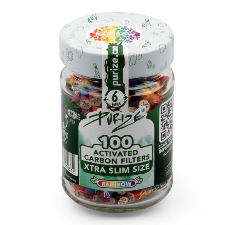 wholesale purize active carbon filter jars rainbow