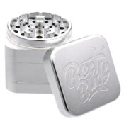 Best Buds The Cube Aluminium Grinder 4 Parts (50mm) 4 Best Buds The Cube Aluminium Grinder 4 Parts 50mm Silver