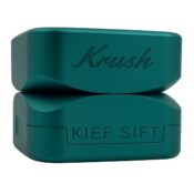 Krush Kube 3.0 Emerald Green Aluminium Grinder 3 Parts–55mm 4