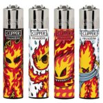 Clipper Lighters Classic Large Burningman (24pcs/display) Clipper Lighters Classic Large Burningman 24pcsdisplay