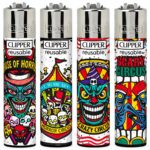 Clipper Lighters Classic Large Horror Days 2 (24pcs/display) Clipper Lighters Classic Large Horror Days 2 24pcsdisplay