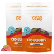 Orange County CBD Gummies Strawberry Flavour Large Bag