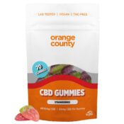 Orange County CBD Gummies Strawberry Flavour Large Bag 4800mg CBD