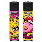 Clipper Monkey King Lighters Skulls 48pcsdisplay 1