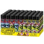 Clipper Monkey King Lighters Skulls (48pcs/display)