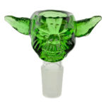 glass bowl alien green