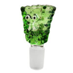 glass bowl sponge green