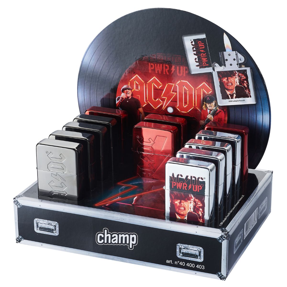 Champ High ACDC WP Flint Lighter (12pcsdisplay) Champ High AC/DC WP Flint Lighter (12pcs/display)