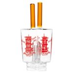 Hemper Chinese Takeout Puffco Glass Attachment Hemper Glass Attachment for Puffco Peak Top Chinese Takeout