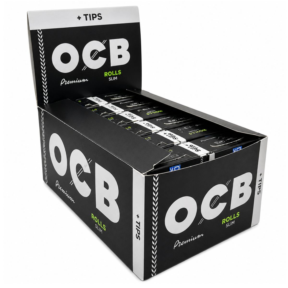 OCB Premium Ultra Thin Rolls + Tips (24pcsdisplay) OCB Premium Ultra Thin Rolls + Tips (24pcs/display)