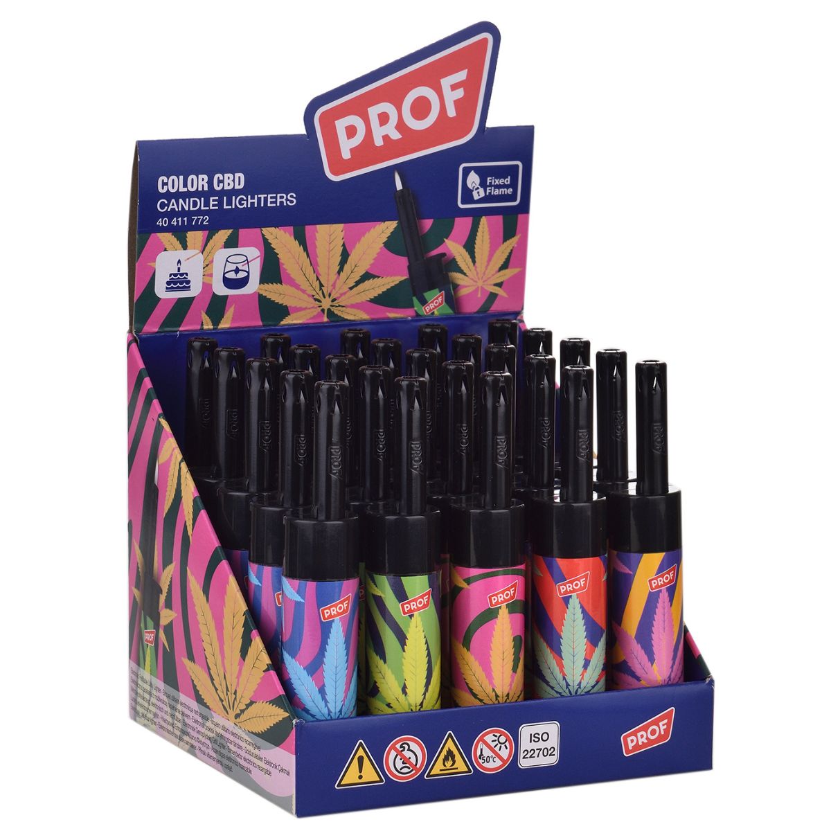 Prof Color CBD Candle Lighter (25pcsdisplay) Prof Color CBD Candle Lighter (25pcs/display)
