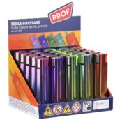 Prof Dusk Color Metal Effect Jetflame Lighter (25pcs/display)