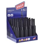 Prof FF Black Rubber Round Candle Lighter (25pcs/display) Prof FF Black Rubber Round Candle Lighter (25pcs/display)