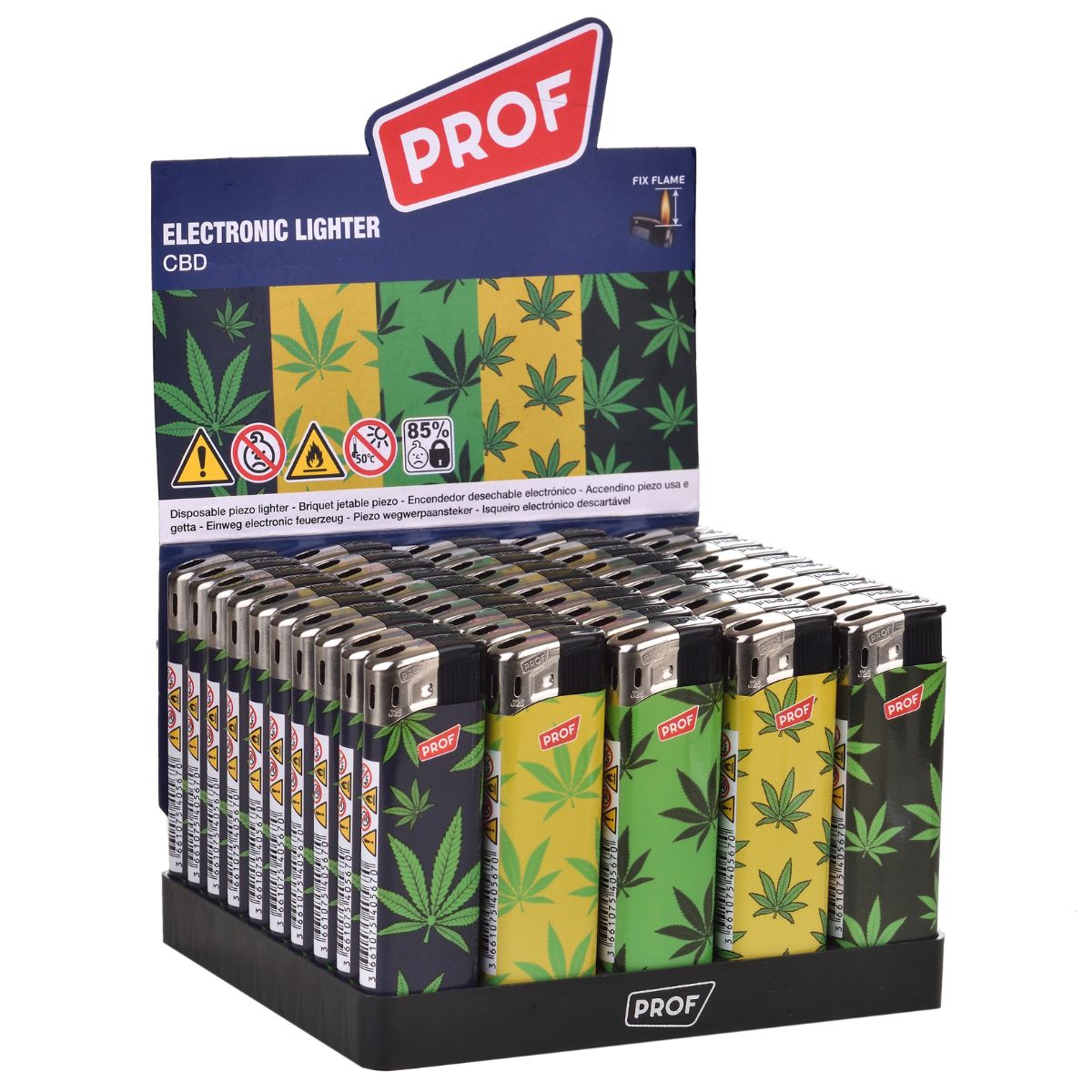 Prof Fixflame CBD Electric Lighter (50pcsdisplay) Prof Fixflame CBD Electric Lighter (50pcs/display)