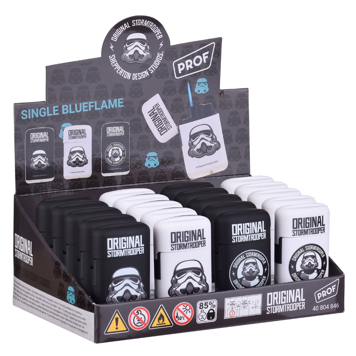 Prof Stormtrooper One-time Refillable Lighter (20pcsdisplay) Prof Stormtrooper One-time Refillable Lighter (20pcs/display)