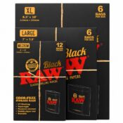 RAW Classic Rolling Papers Odor-Free Storage Bags
