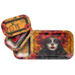 V-Syndicate Duotray Calavera Metal Rolling Tray with Removable Stash Tray 32x16cm V-Syndicate Duotray Calavera Metal Rolling Tray with Removable Stash Tray 32x16cm