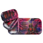 V-Syndicate Duotray Shogun Metal Rolling Tray with Removable Stash Tray 32x16cm