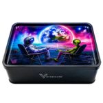 V-Syndicate Syndicase Plus Blunt Orbit Rolling Tray with Storage Tin Box V-Syndicate Syndicase Plus Blunt Orbit Rolling Tray with Storage Tin Box