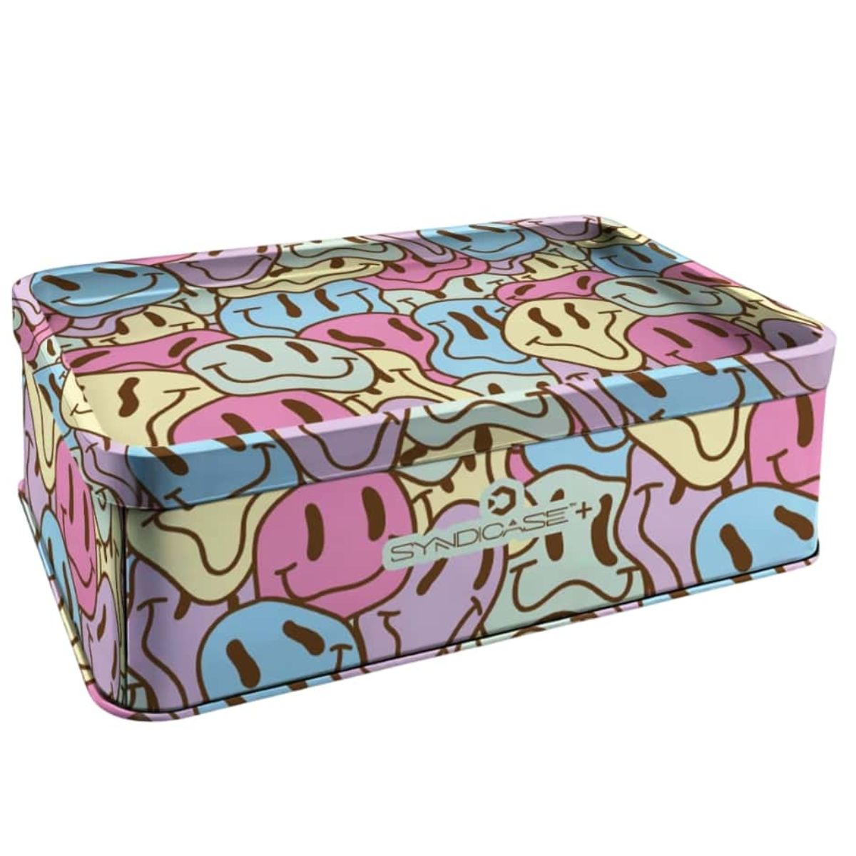 V-Syndicate Syndicase Plus Smiley Rolling Tray with Storage Tin Box V-Syndicate Syndicase Plus Smiley Rolling Tray with Storage Tin Box