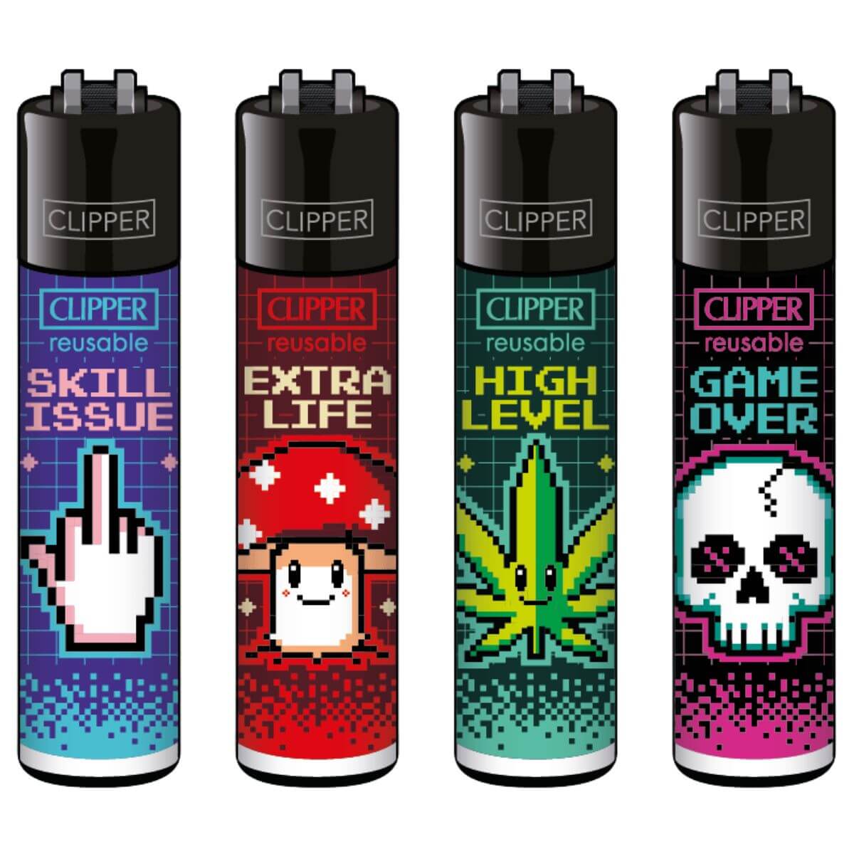 Clipper Classic Large Pixel Glitch (48pcsdisplay) Clipper Classic Large Pixel Glitch (48pcs/display)