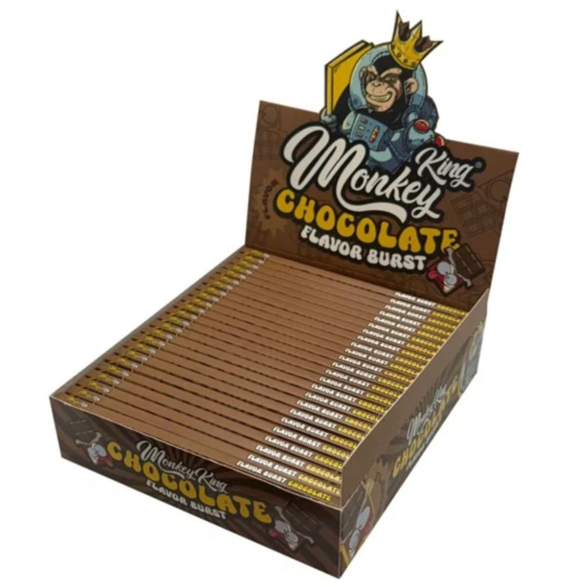 Monkey King KS Chocolate Ultra Thin Rolling Paper (25pcsdisplay) Monkey King KS Chocolate Ultra Thin Rolling Paper (25pcs/display)