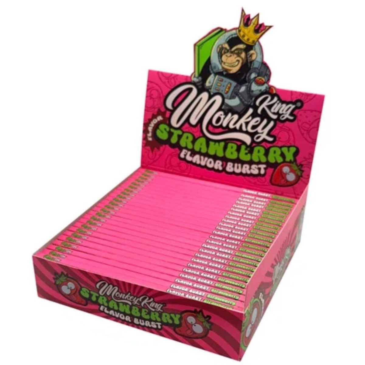 Monkey King KS Strawberry Ultra Thin Rolling Paper (25pcsdisplay) Monkey King KS Strawberry Ultra Thin Rolling Paper (25pcs/display)