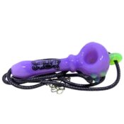 DOGG LBS Everyday 3 Necklace Spoon Hand Pipe - Slyme Purple