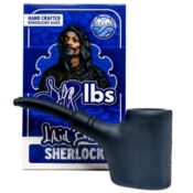 DOGG LBS Laidbacc Sherlock Black Hand Pipe