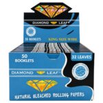 Diamond Leaf King Size Wide Slim Rolling Papers (50pcs/display) Diamond Leaf King Size Wide Slim Rolling Papers (50pcsdisplay)
