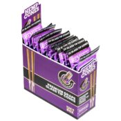 Hemper Pre-Rolled King Size Hemp Cones + Glass Tip 2-Pack (12pcs/display) Grape