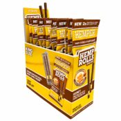 Hemper Pre-Rolled King Size Hemp Rolls + Paper Tip 2-Pack (12pcs/display) Honey